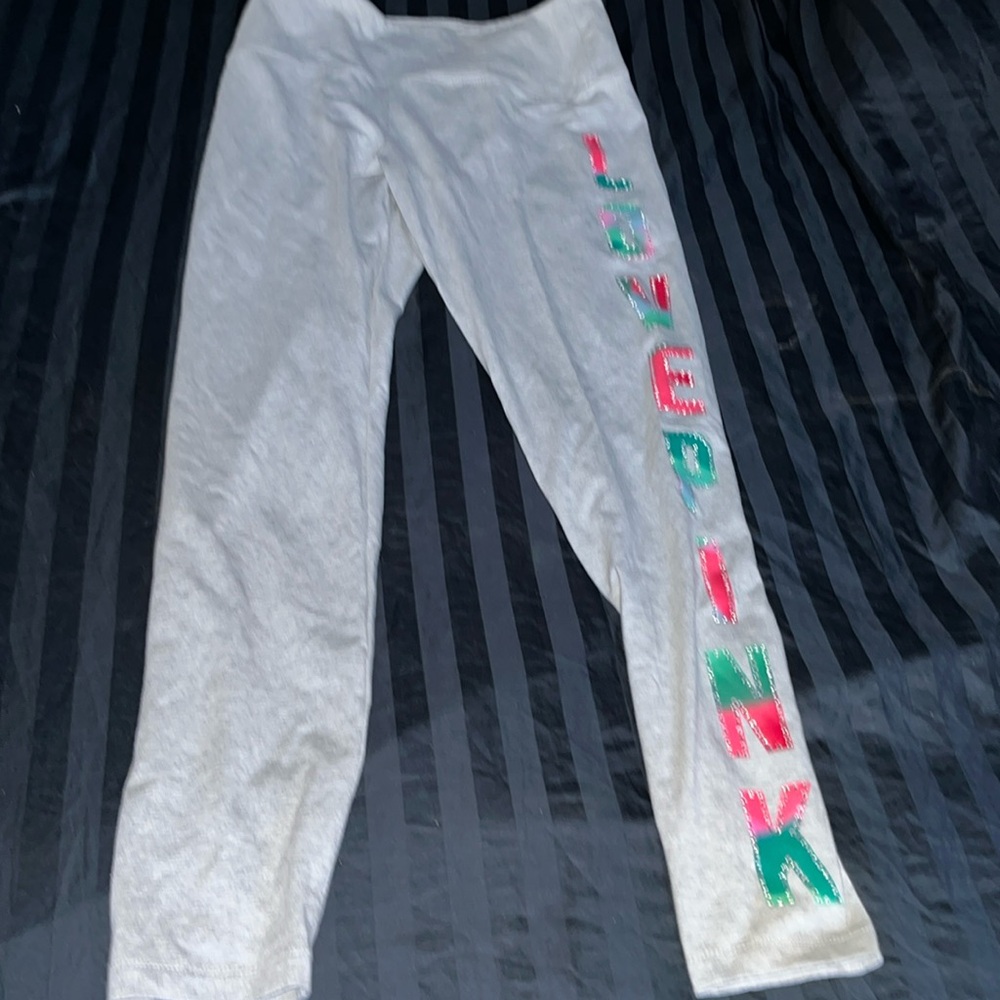 NWT! PINK VICTORIA’S SECRET LOVE PINK ACTIVE HIGH WAIST FULL LENGTH LEGGINGS
